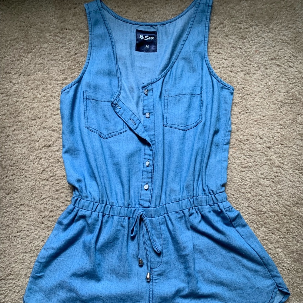 Blue Romper